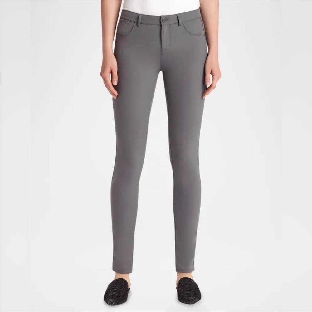 Lafayette 148 Mercer Pants Skinny Trousers Shale Gray